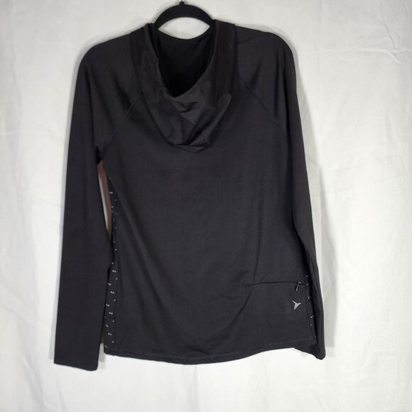 Thermal Running Hoodie Reflective Front Outdoor Hiking Thumb Holes Womens L - Picture 4 of 8